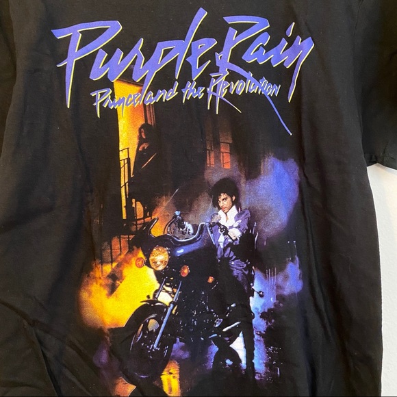PRINCE Boutique NWT Purple Rain Retro Band Tee - Picture 2 of 4